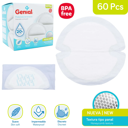 PROTECTOR DE LACTANCIA 60U GENIAL