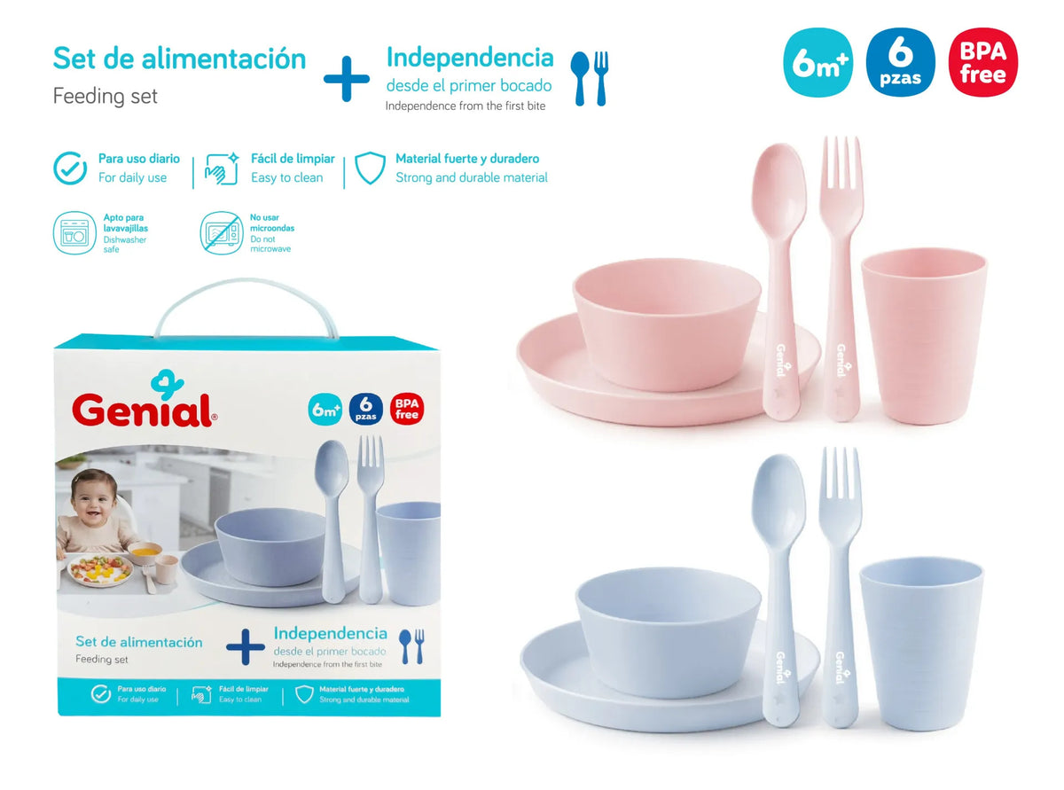 SET DE ALIMENTACION 6 PIEZAS GENIAL