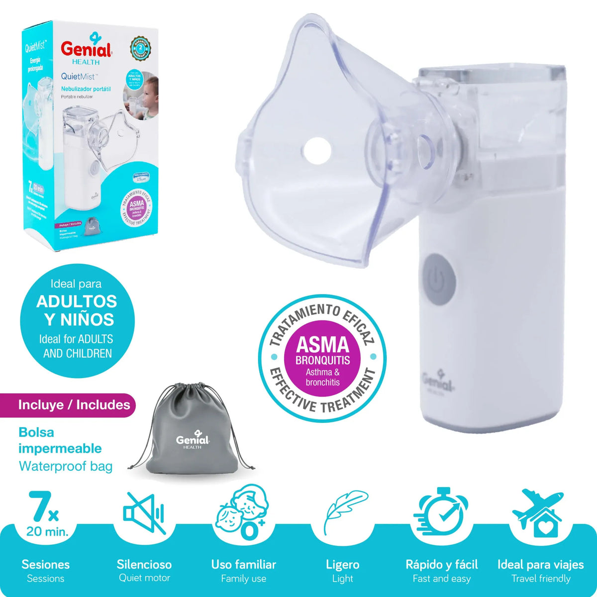 NEBULIZADOR PORTATIL GENIAL