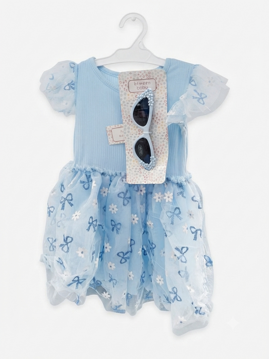 VESTIDO BLUE FLOWERS BTWEEN