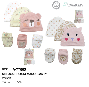 SET 6 PIEZAS 77865 WAKIDS