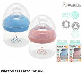 BIBERÓN 2 ONZAS WAKIDS