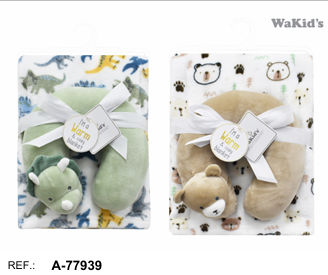 SET MANTA Y ALMOHADA 77939 WAKIDS
