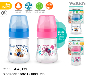 BIBERÓN 5 ONZAS 78172 WAKIDS