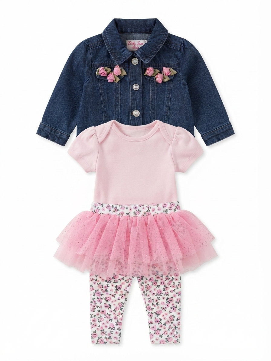SET 3 PIEZAS TUTU LITTLE LASS