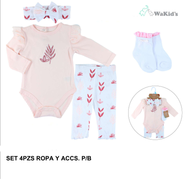 SET 4 PIEZAS 90812 WAKIDS