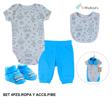 SET 4 PIEZAS 90814 WAKIDS