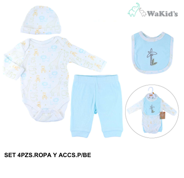 SET 4 PIEZAS 90815 WAKIDS