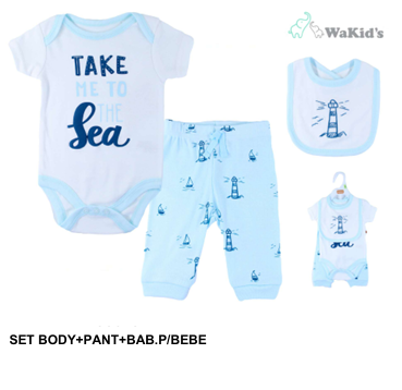 SET 3 PIEZAS 90819 WAKIDS