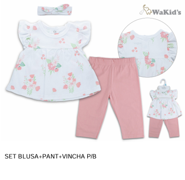 SET 3 PIEZAS 90849 WAKIDS