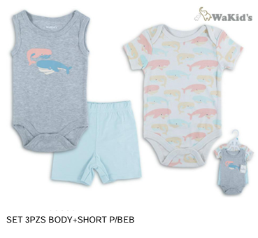 CONJUNTO 3 PIEZAS 90859 WAKIDS