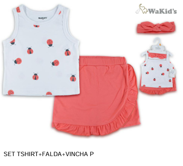 CONJUNTO 3 PIEZAS 90864 WAKIDS