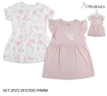 SET 2 VESTIDOS 90872 WAKIDS
