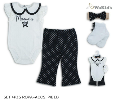 SET 4 PIEZAS 90883 WAKIDS
