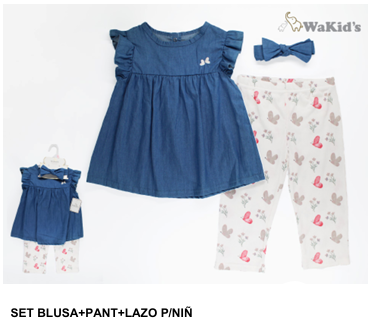 SET 3 PIEZAS 90887 WAKIDS