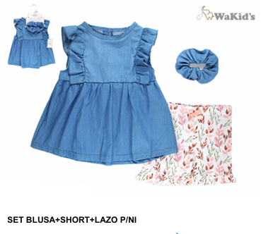 SET 3 PIEZAS 90893 WAKIDS