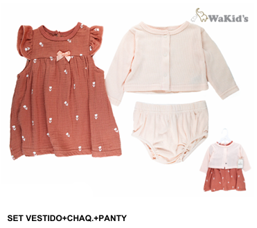 SET 3 PIEZAS 90895 WAKIDS