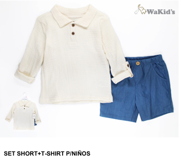 SET 2 PIEZAS 90900 WAKIDS