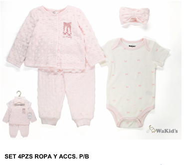 SET 4 PIEZAS 90906 WAKIDS