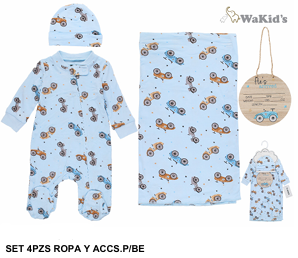 CONJUNTO 4 PIEZAS 91022 WAKIDS