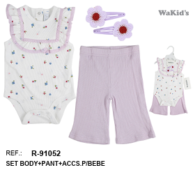 CONJUNTO 3 PIEZAS 91052 WAKIDS