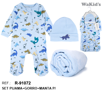 SET 3 PIEZAS 91072 WAKIDS
