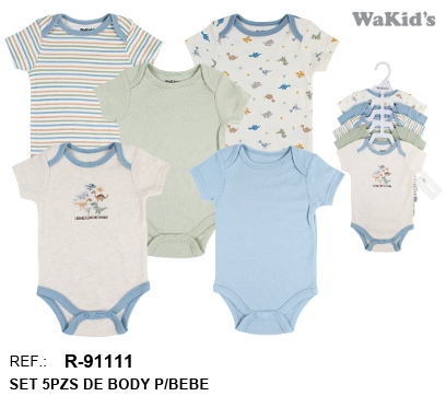 SET 5 BODYS 91111 WAKIDS