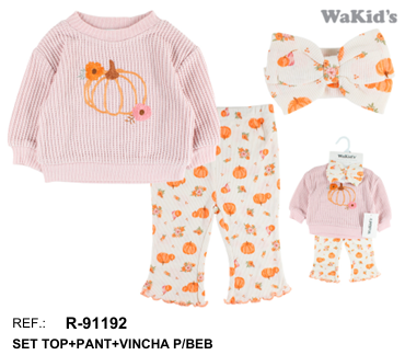 CONJUNTO 3 PIEZAS 91162 WAKIDS