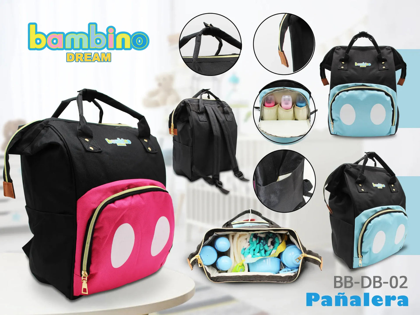 PAÑALERA MORRAL BEBESITOS