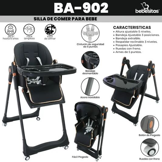 SILLA DE COMER BA9 BEBESITOS