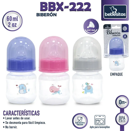 BIBERÓN 2OZ BEBESITOS