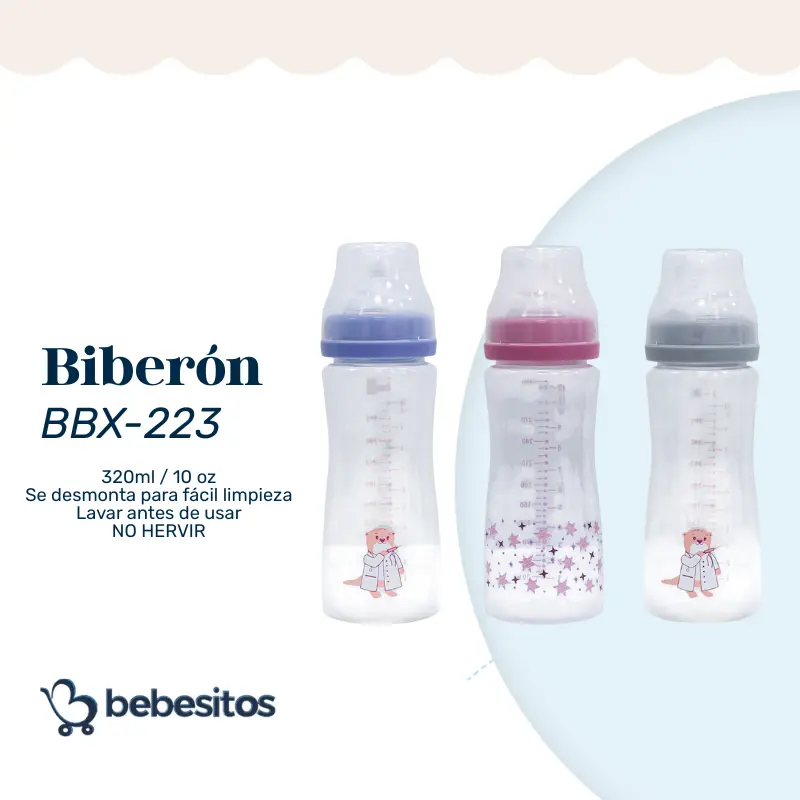 BIBERÓN 10 ONZAS BEBESITOS