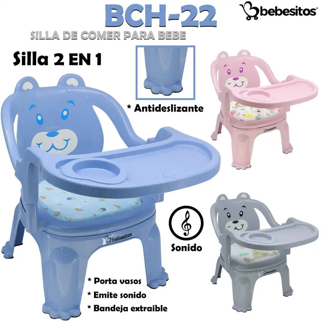 SILLA DE COMER BCH BEBESITOS