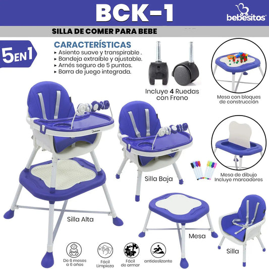 SILLA DE COMER BCK 1 BEBESITOS