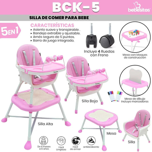 SILLA DE COMER BLOCK BEBESITOS