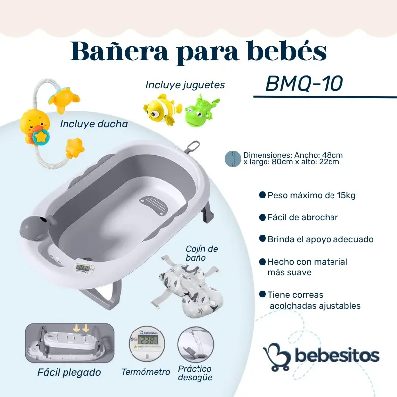 KIT DE BAÑERA BMQ BEBESITOS