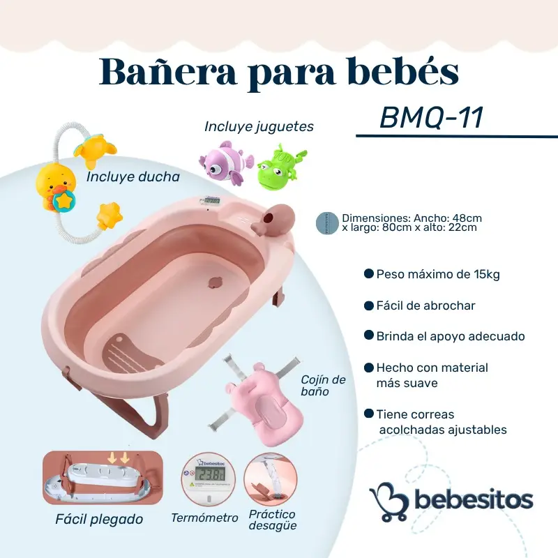 KIT DE BAÑERA BMQ BEBESITOS