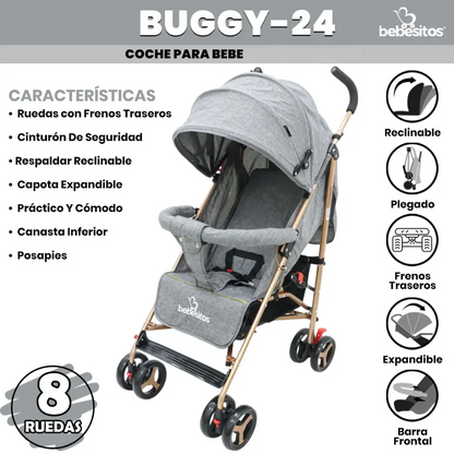 COCHE PARAGUAS BUGGY BEBESITOS