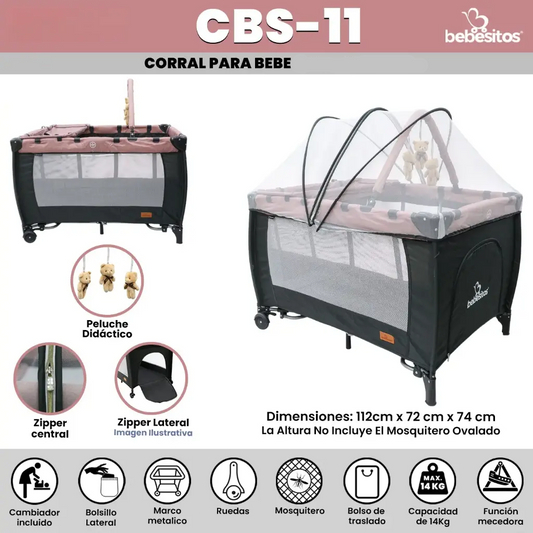 CORRAL MECEDORA CBS BEBESITOS