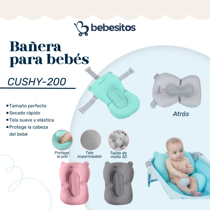 ALMOHADA DE BAÑERA 200 BEBESITOS