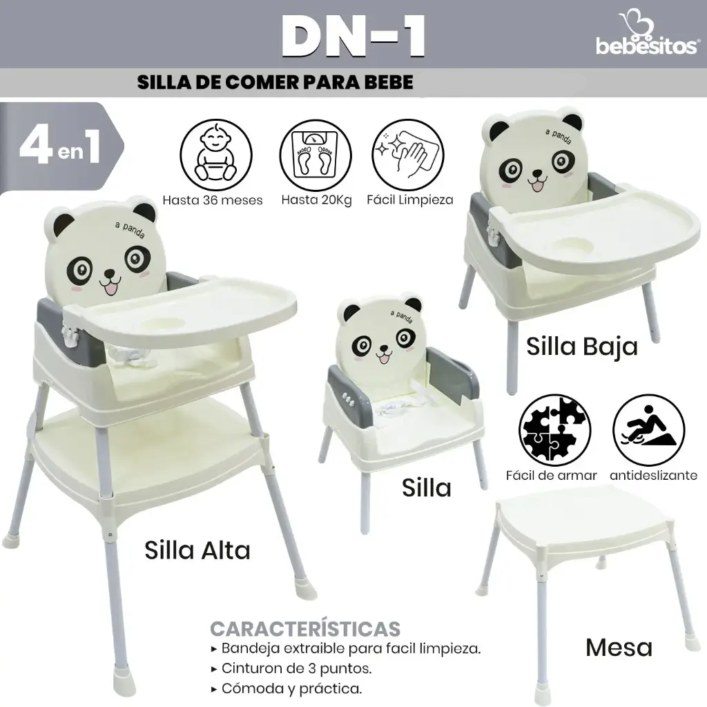 SILLA DE COMER DN BEBESITOS