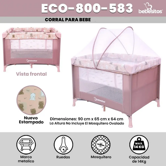 CORRAL ECO ESTAMPADO  BEBESITOS