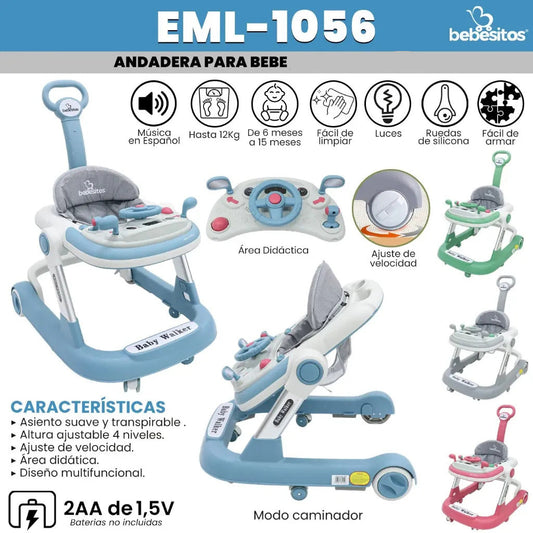 ANDADERA CAMINADORA EML 1056 BEBESITOS