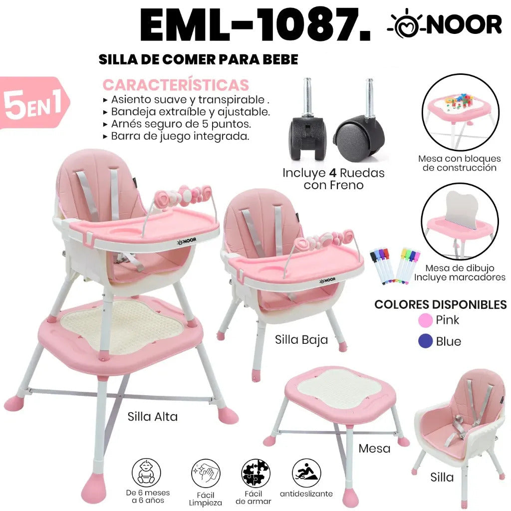 SILLA DE COMER EML 1087 NOOR
