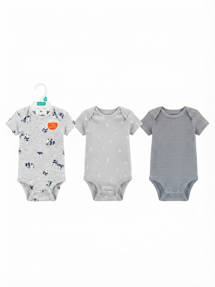 SET 3 BODYS PANDA CARTERS