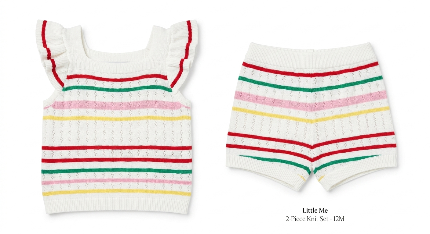 SET 2 PIEZAS TEJIDO 7466 LITTLE ME
