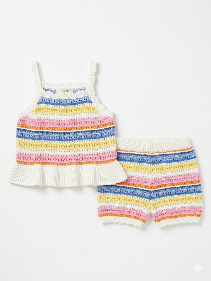 SET 2 PIEZAS TEJIDO 7466 LITTLE ME