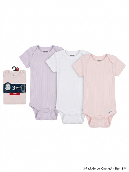 SET 3 BODYS PINK GERBER