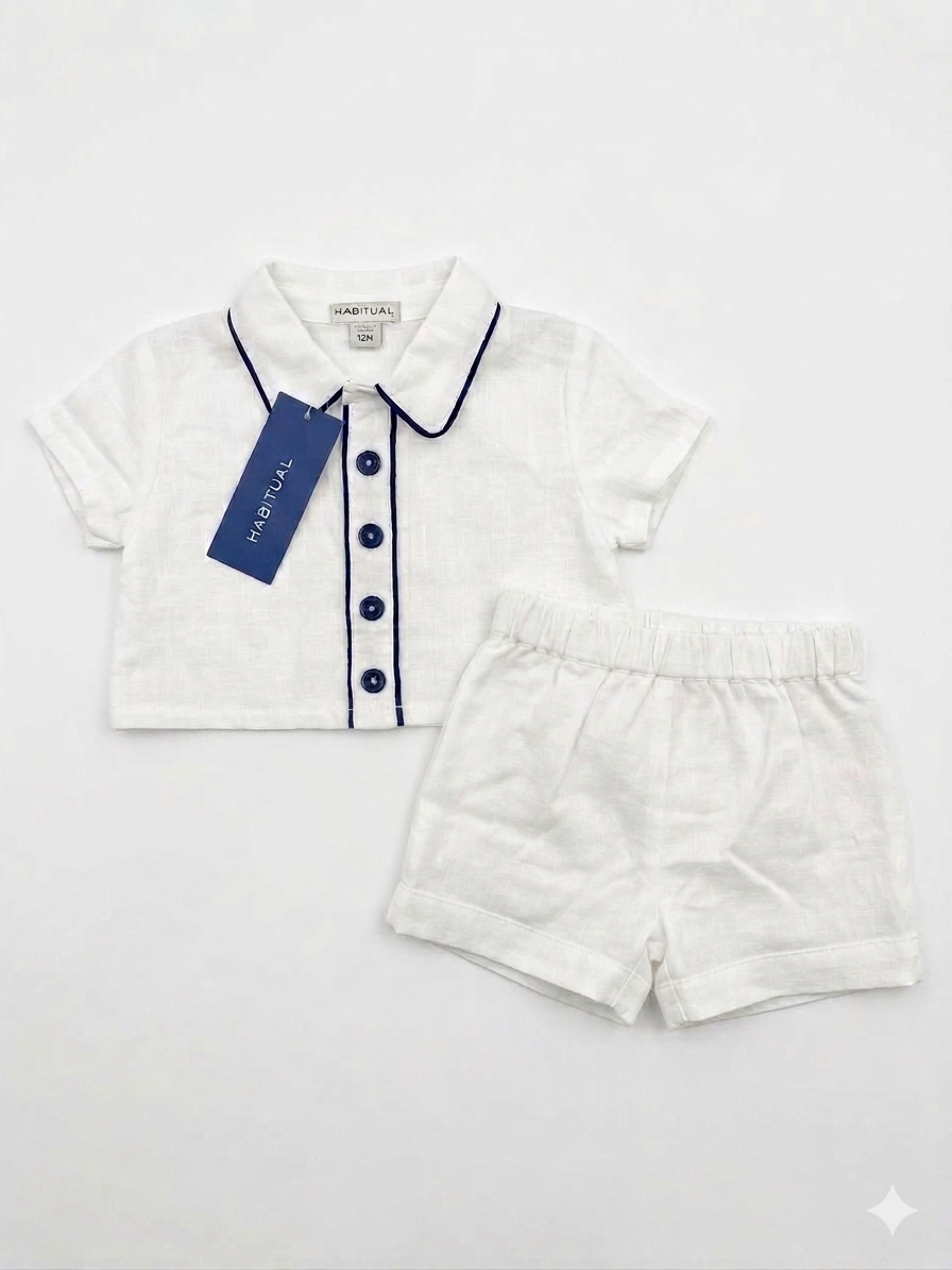 SET 2 PIEZAS LINO HABITUAL KIDS
