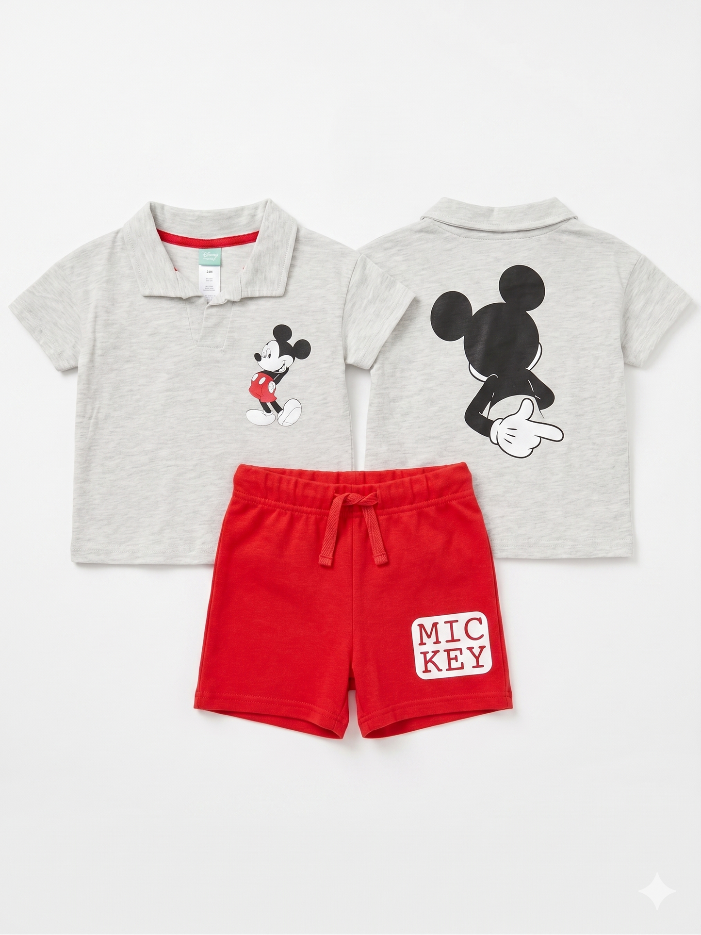 SET 2 PIEZAS GREY DISNEY